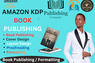 publish book on amazon kindle KDP, book editing, self publishing book formatting