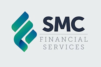 design financial, finance, accounting, and investment business logo