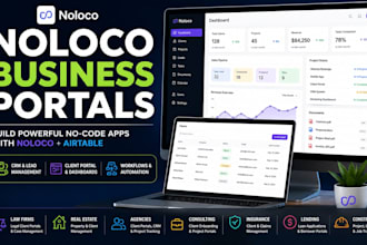 build crm consulting lending law firm real estate agency noloco client portal