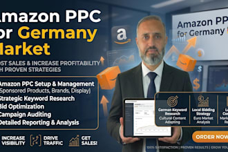 manage amazon advertising on amazon germany to lower acos and grow sales