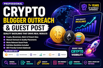 provide crypto guest post and quality backlinks