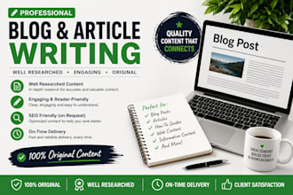 write clear and engaging blog posts and articles