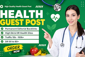 health guest post, high da fitness guest post on health blogs, health backlinks
