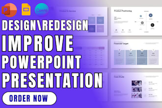 improve and redesign your powerpoint presentation professionally