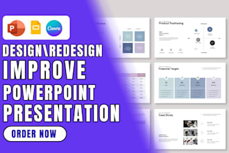 improve and redesign your powerpoint presentation professionally