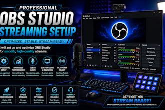 set up and optimize obs studio for streaming