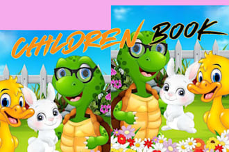 children book illustration graphic design logo design