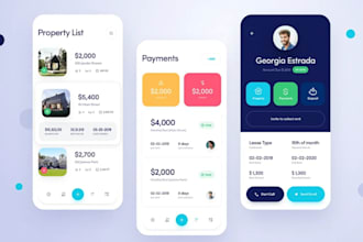 develop property management app, real estate app, agent app, house rental app