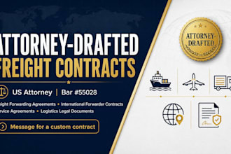 write international freight forwarder contracts