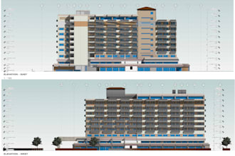 create lod based revit model from 2d cad and PDF drawings