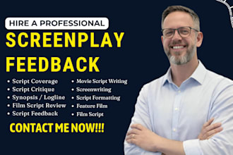 give industry script coverage feedback script note story analysis script editing