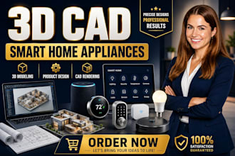 design 3d cad smart home enclosure devices esp32 arduino iot products pcb casing