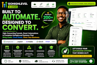 be gohighlevel expert, sales funnel, gohighlevel website ghl workflow automation