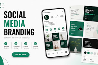 create a professional social media branding kit