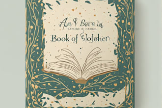 design a simple yet elegant book cover design