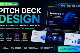 design fundraising saas ai tech seed round fintech startup investors pitch deck