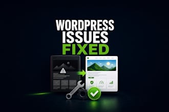 fix wordpress and elementor issues professionally