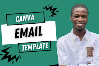 design editable canva email template newsletter for your brand