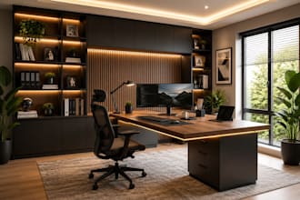 design living room, gaming room, home theater, home office and home gym