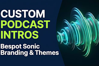 create a custom podcast intro and bespoke sonic branding for your business