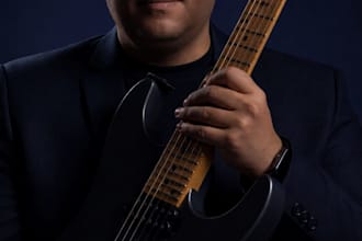 compose lead and rhythm guitar parts, strings and more
