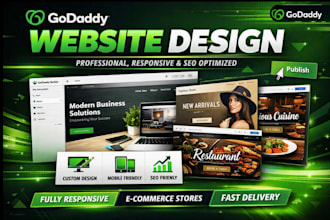 design a godaddy website and redesign godaddy website builder