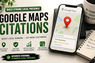build google maps citations, local citations for gmb ranking and local SEO