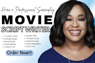 write movie script writing, screenwriting film script, comedy script stage play