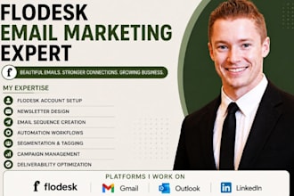 design flodesk email campaign automation workflow flodesk email sequence