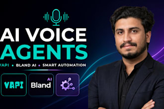 build ai voice agents using vapi, bland ai and smart automation