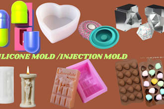 design custom silicone mould for chocolate candy candle 3d print ready stl
