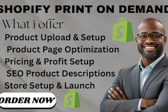 setup a shopify print on demand store with printify and winning products