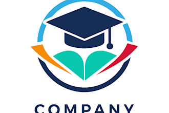 design a unique logo for school, college, and educational