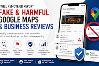 remove or report fake and harmful google maps and business reviews