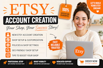 create and set up your etsy seller account professionally