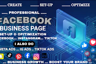 create and setup facebook business page