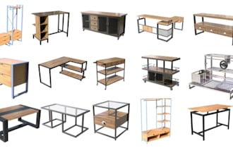 furniture shop drawings, fabrication plans, cut lists, cabinet shop, mile work