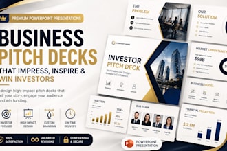 design powerpoint company profile canva business presentation pitch deck slides