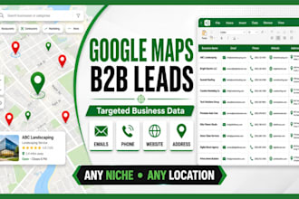 find email address, scrape google map or business data with email, lead scraping