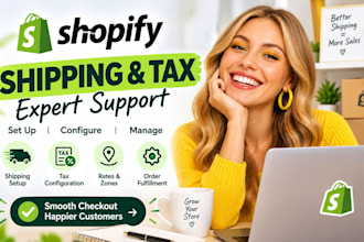do shopify shipping and tax set up shopify tax, duties shopify virtual assistant
