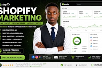 do shopify marketing to boost sales, store promotion and ecommerce growth