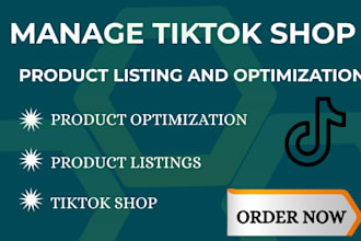 manage tiktok shop products listings and optimization
