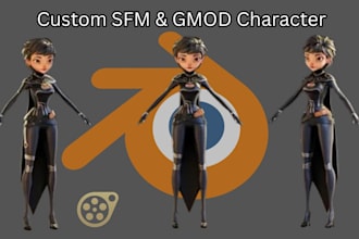 create and port sfm model, gmod player model, mmd, l4d2, tf2 model