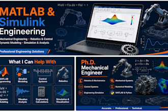 create matlab simulink models and engineering simulations