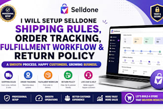 fix selldone shipping rules order tracking fulfillment workflow return policy