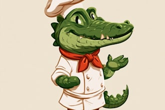 design mascot unique asian restaurant logo