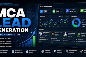 generate targeted mca merchant cash advance leads