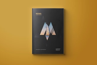 design a professional brochure, company profile or catalog
