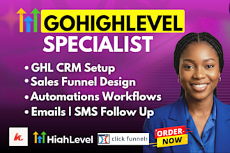 setup go high level workflow, gohighlevel crm, ghl sales funnel, ghl automation