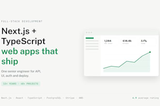 build your fullstack web app with nextjs typescript and react